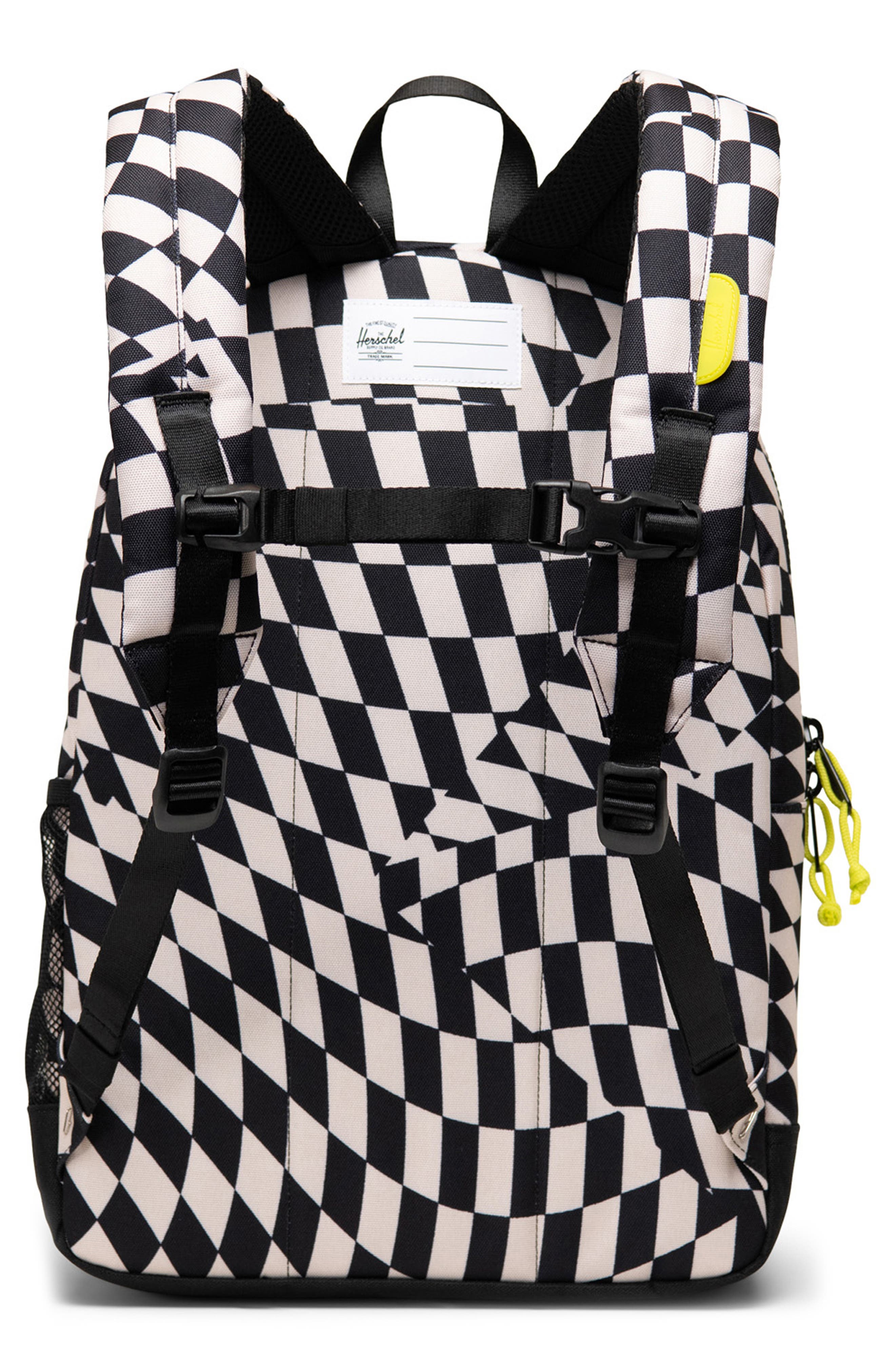 Kids' Heritage Youth Backpack, Alternate, color, WARP CHECK