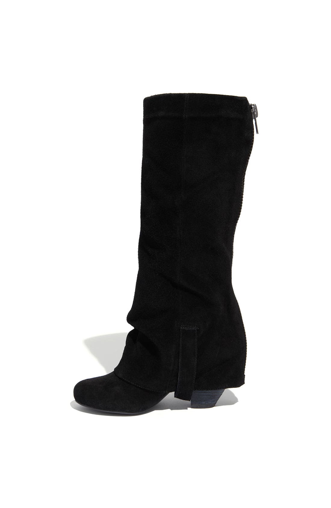 'Jump Start' Boot, Alternate, color, BLACK SUEDE