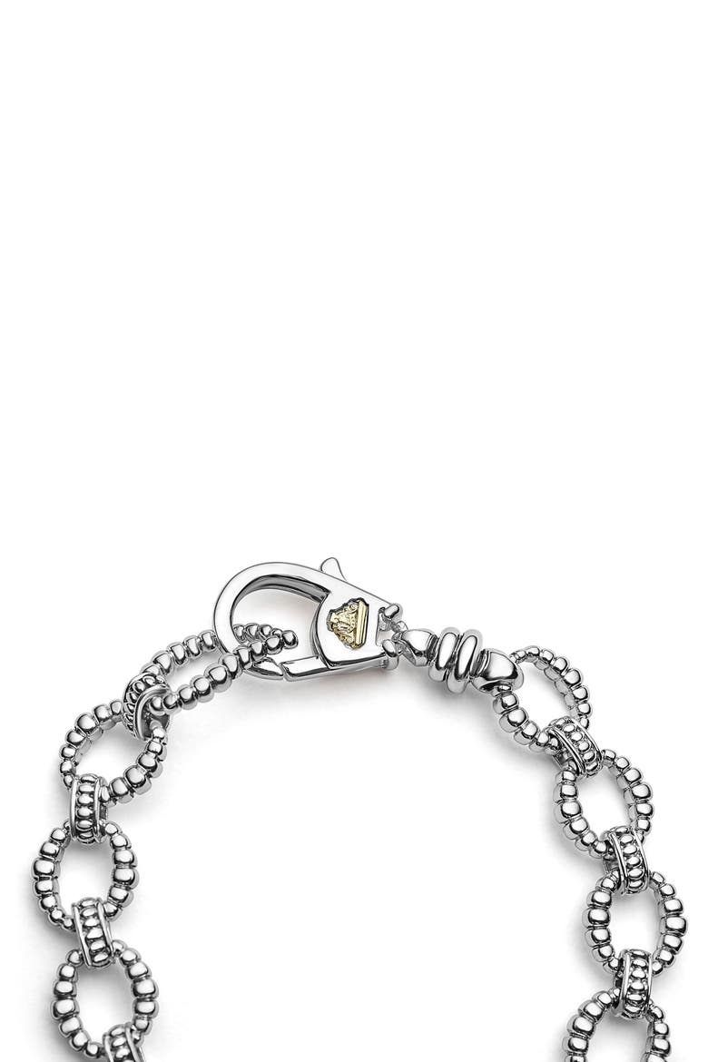 Love Knot Pendant Bracelet, Alternate, color, TWO-TONE