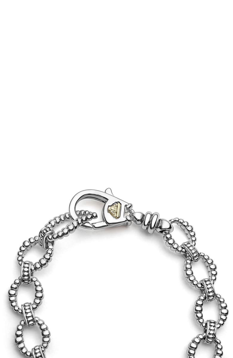 LAGOS Love Knot Pendant Bracelet, Alternate, color, Two-Tone