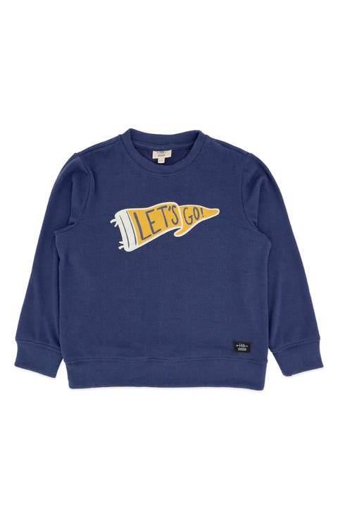 Let's Go Flag Hacci Knit Pullover