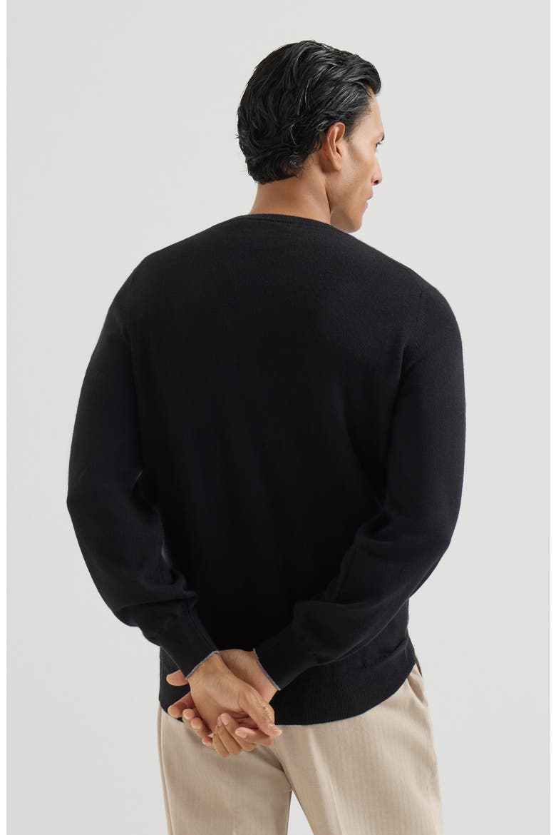 Cashmere sweater, Alternate, color, Black