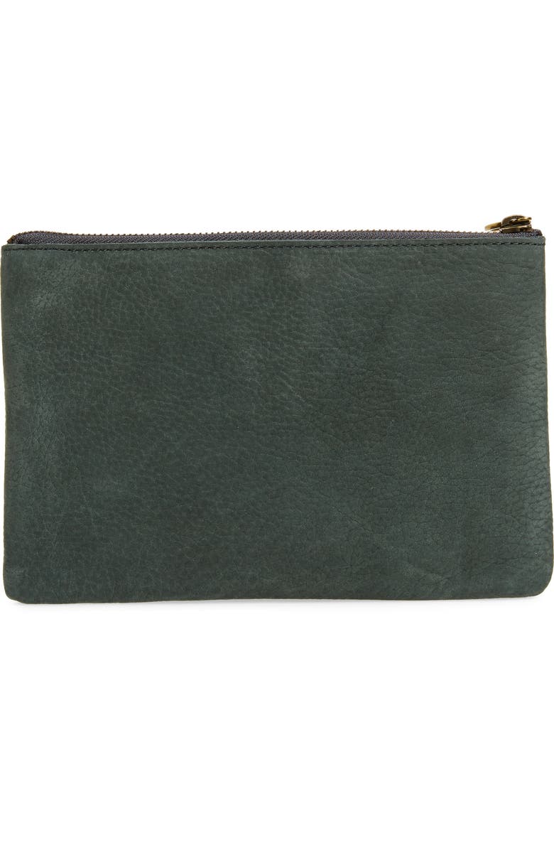 Madewell The Leather Pouch Clutch, Alternate, color,