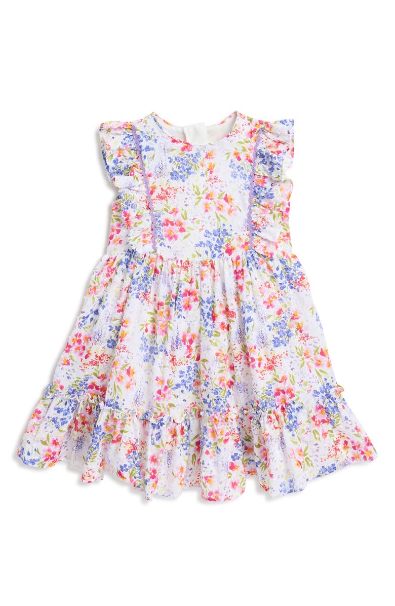 Pippa & Julie Kids' Daphne Swiss Dot Dress, Main, color,