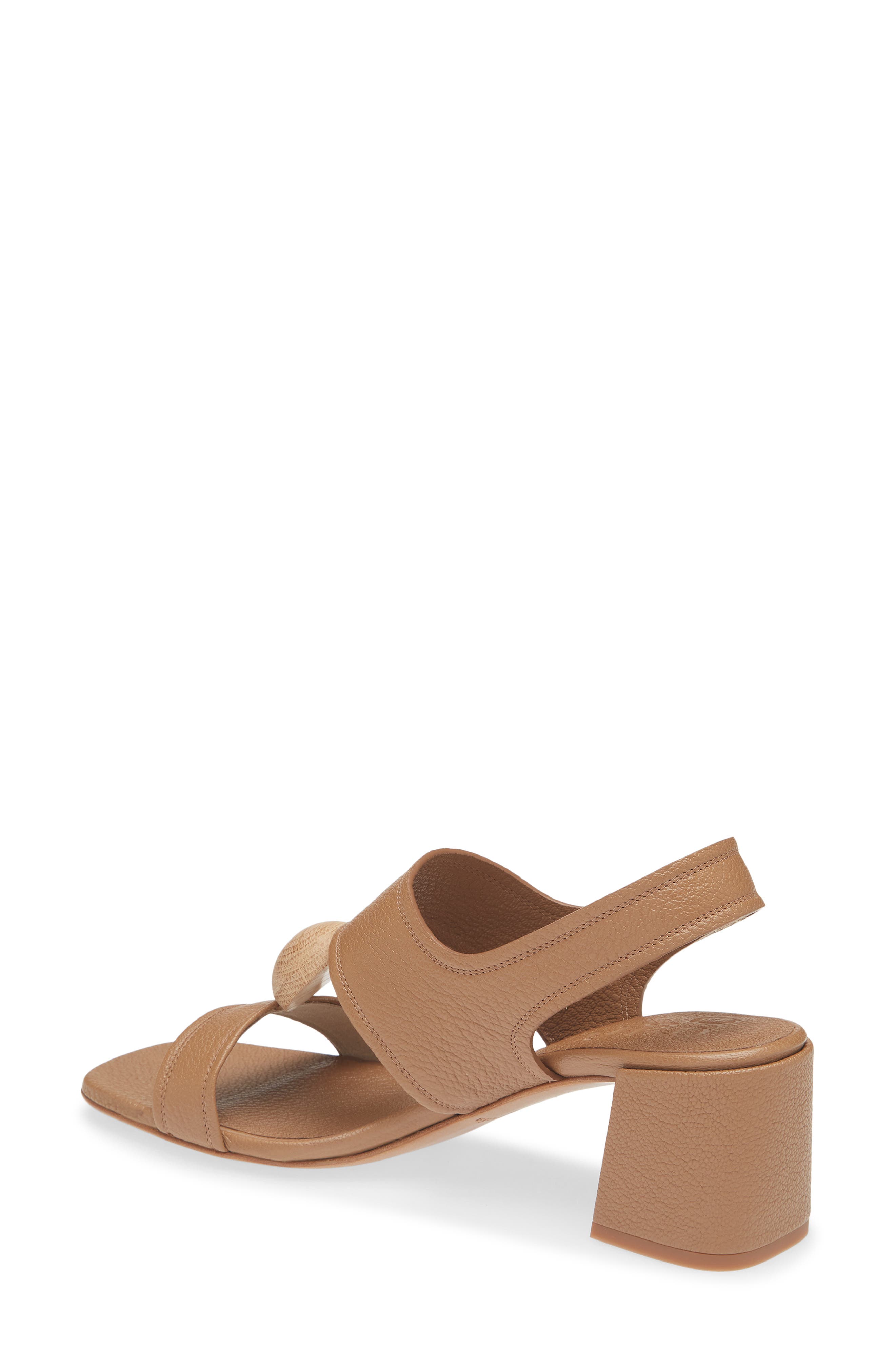 Pedro Garcia <p>Uriana Leather Block Heel Sandal (Women) </p>, Alternate, color, Beige Plush Suede/ Ash