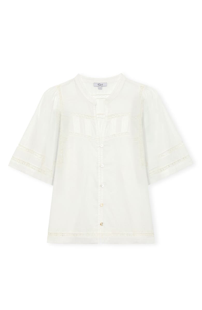 Rails Alanis Lace Trim Top, Alternate, color, White