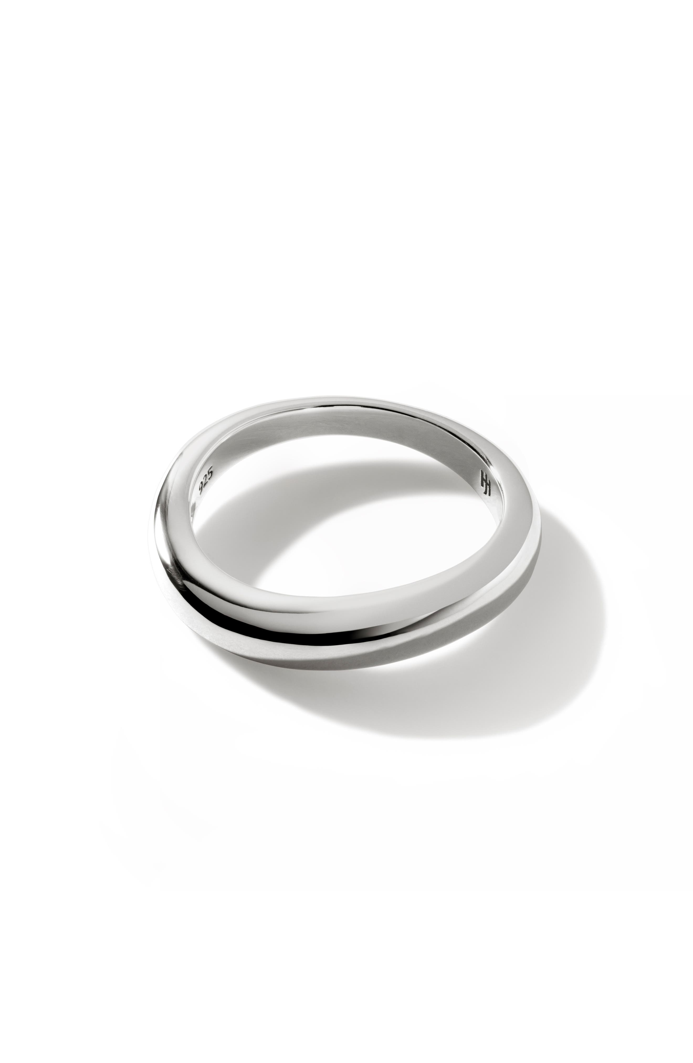 John Hardy Surf Sterling Silver Band Ring
