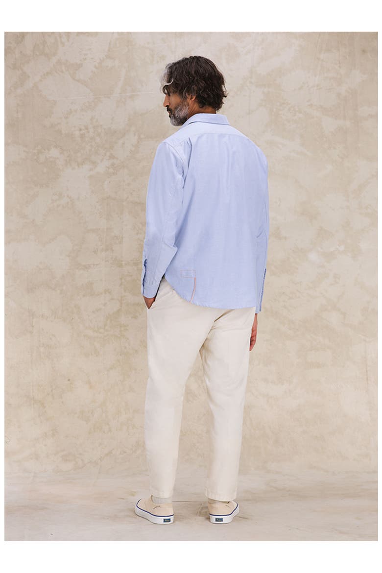 Osumi Cotton Oxford Shirt, Alternate, color, SKY