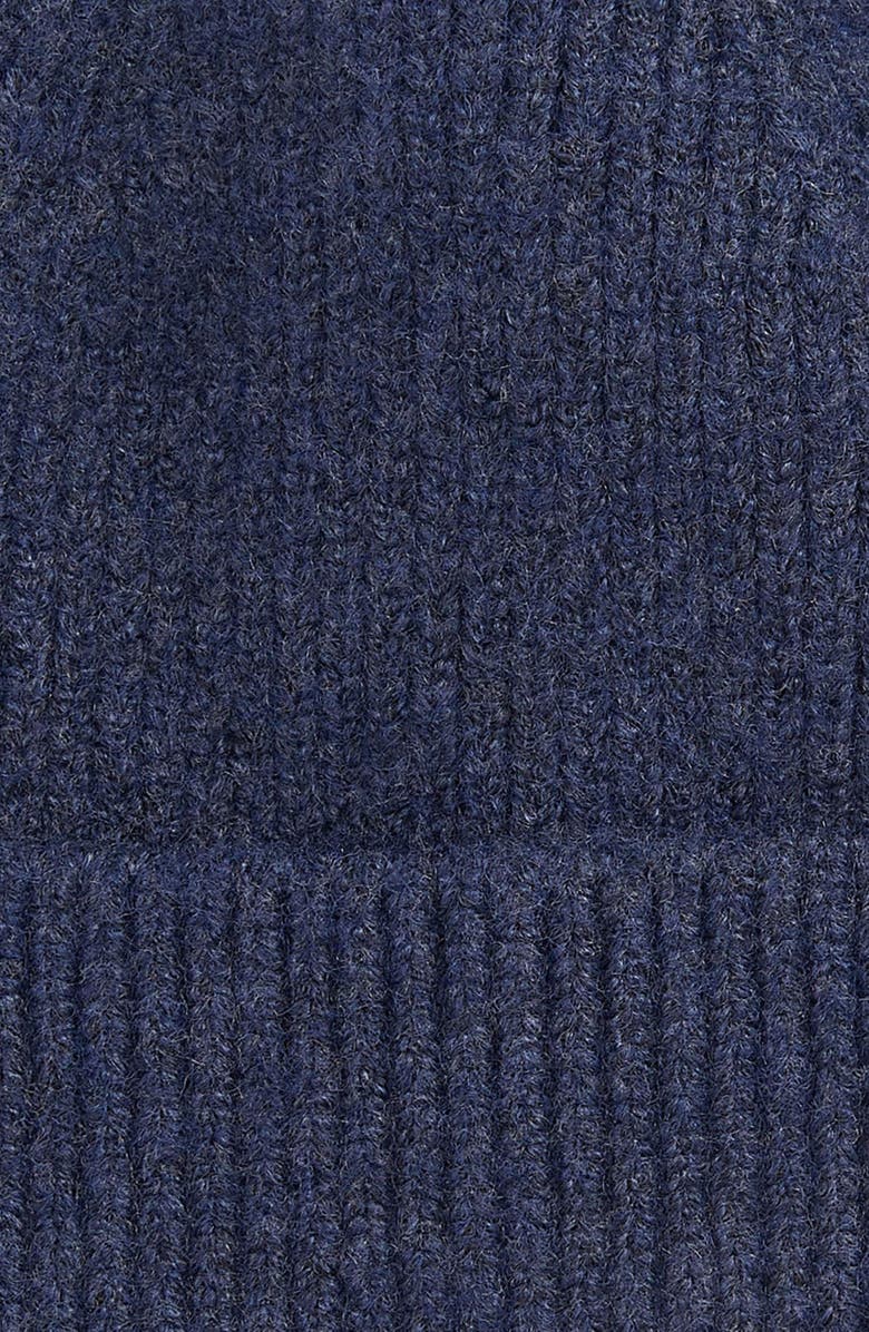 Barbour Pendle Cuff Beanie, Alternate, color, Navy