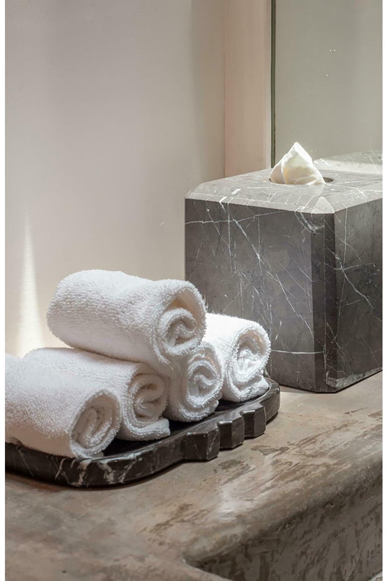 Tauro Tray, Alternate, color, Black Marble