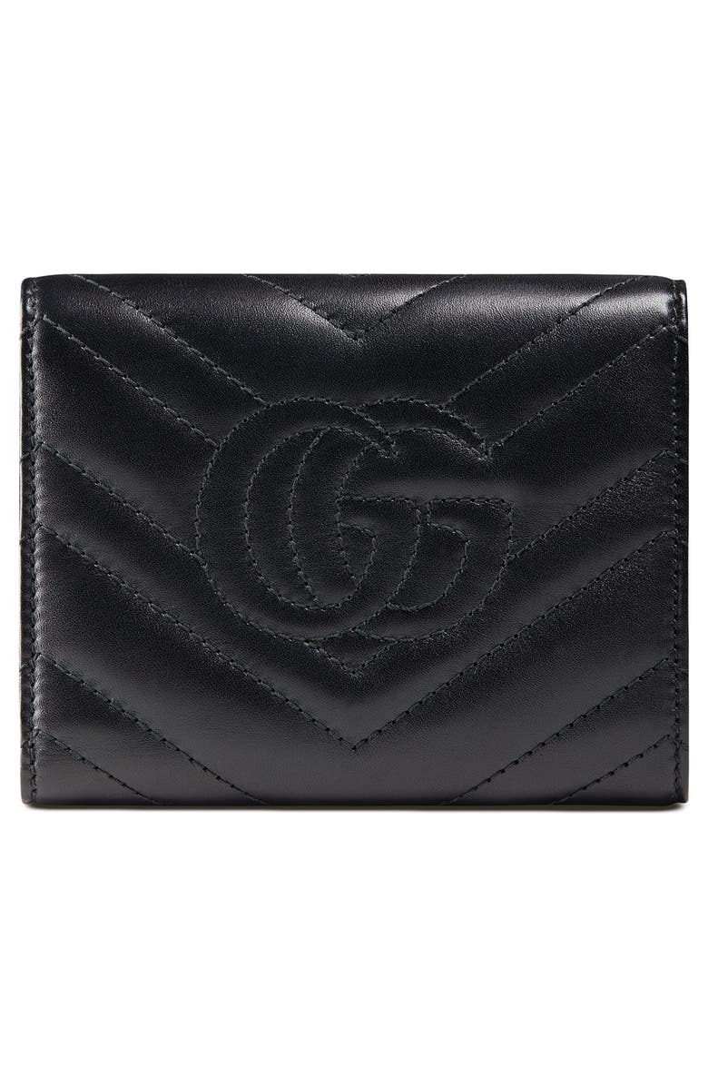 Gucci Medium Marmont 2.0 Leather Bifold Wallet, Alternate, color,