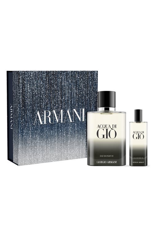 Armani Collezioni Armani Beauty Acqua Di Gió Profondo Eau De Parfum Set In Transparent