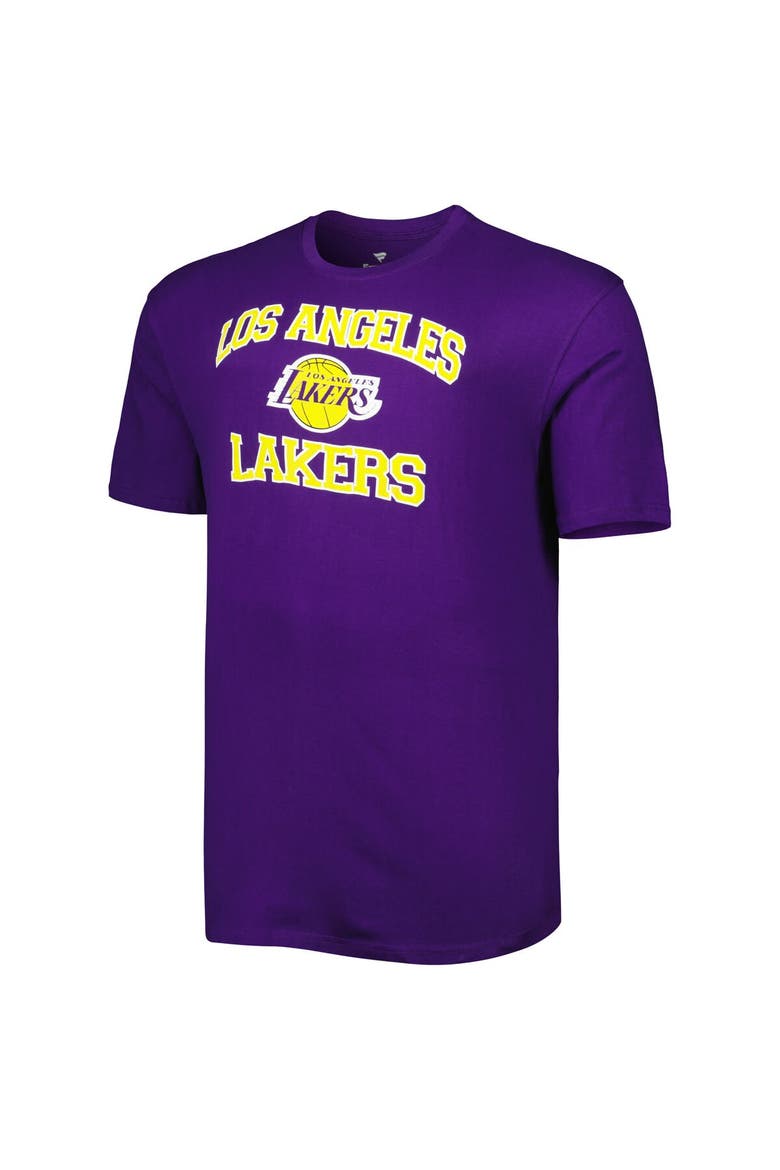 Men's Purple Los Angeles Lakers Big & Tall Heart & Soul T-Shirt, Alternate, color, Purple