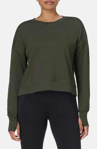 Sweaty Betty After Class Cotton Blend Crop Sweatshirt
