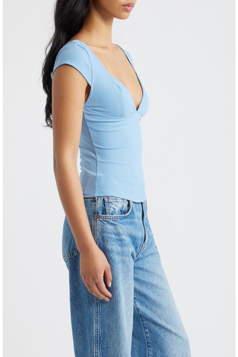 Duo Corset Top, Alternate, color, BLISSFUL BLUE
