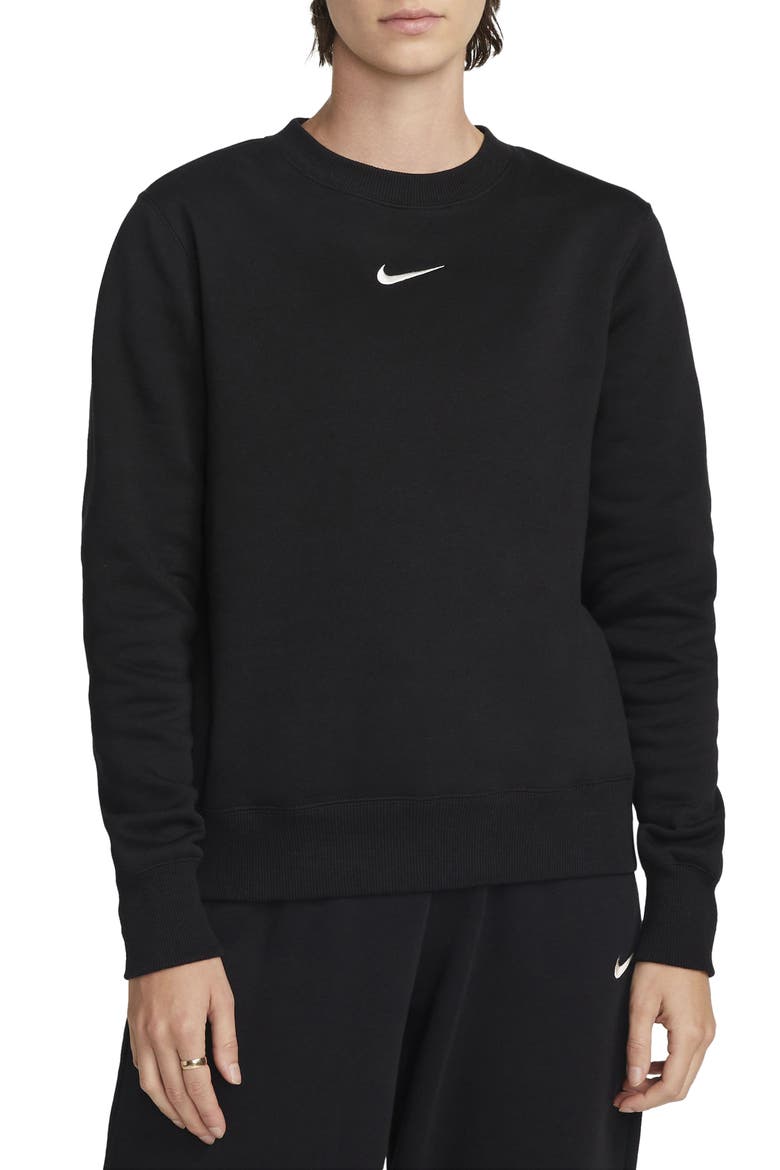 Sportswear Phoenix Fleece Sweatshirt, Main, color, BLACK/SAIL