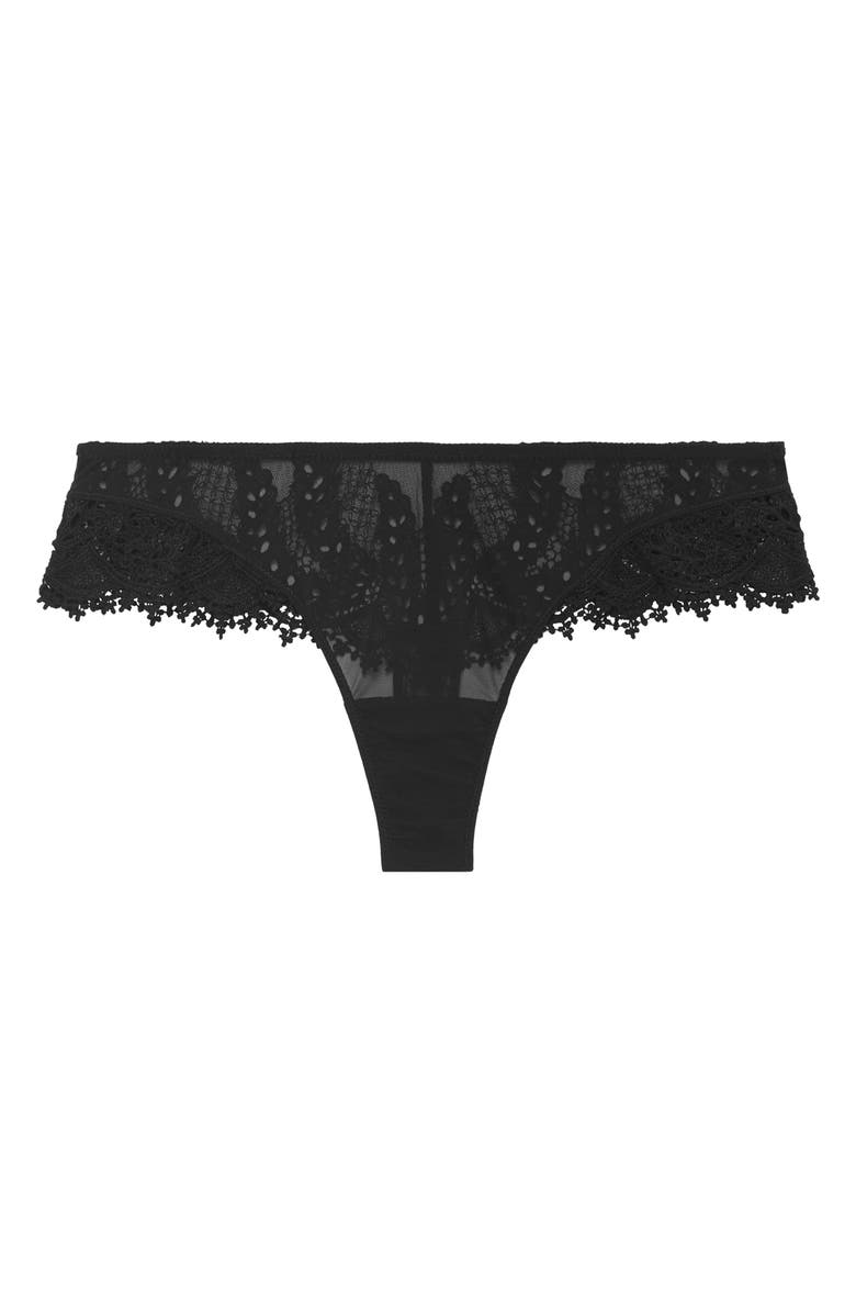 Simone Perele Mystic Lace Embroidered Tanga, Alternate, color, 