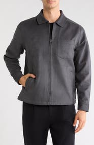 Vintage 1946 Faux Suede Full Zip Jacket