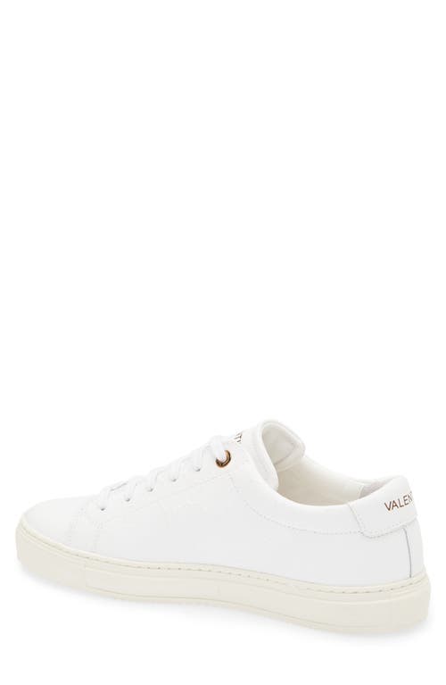 Valentino By Mario Valentino Jimmy Sneaker In White