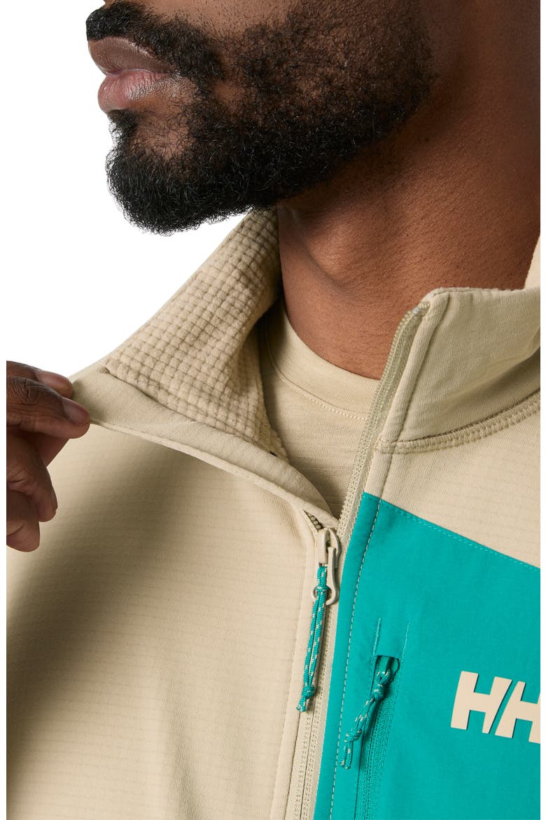 Versalite Fleece Half Zip Pullover, Alternate, color, KHAKI / SAND