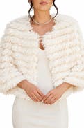 SAACHI Faux Fur Capelet