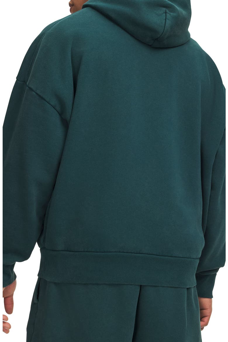 UA Icon Oversize Fleece Pullover Hoodie, Alternate, color, ARDEN GREEN