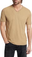 John Varvatos Miles Slub V-Neck T-Shirt