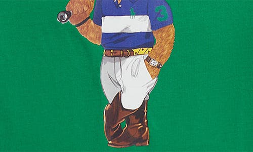 Polo Ralph Lauren Ralph Lauren Polo Bear Cotton Jersey Tee In Green