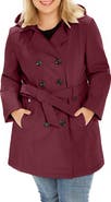 Sebby Softshell Hooded Trench Coat