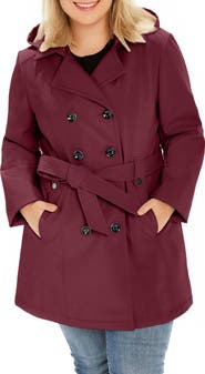 Sebby Softshell Hooded Trench Coat