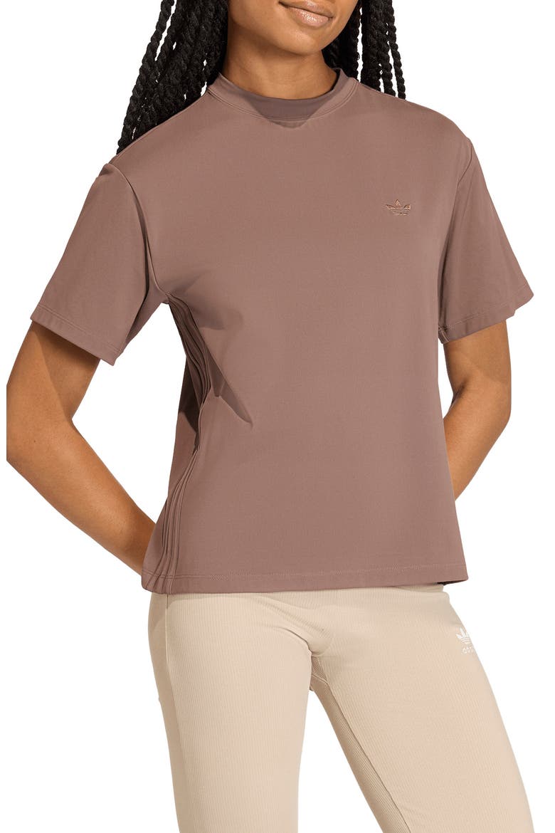 Essentials Mock Neck T-Shirt, Main, color, EARTH STRATA/
