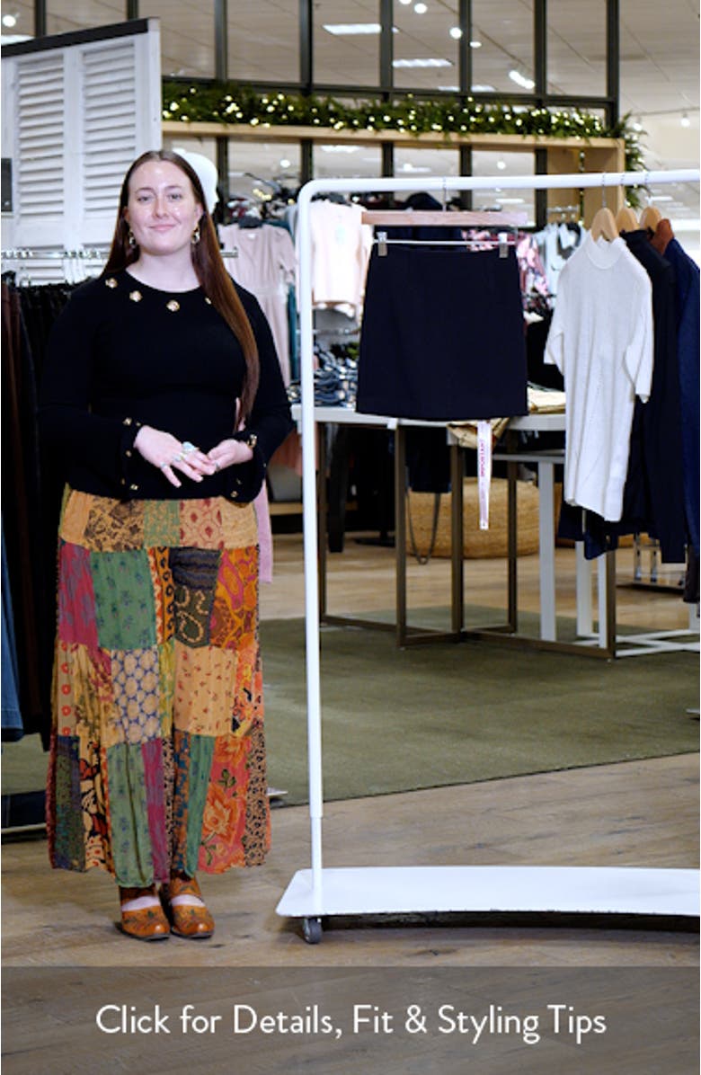 Roda Tailored Crepe Miniskirt, sales video thumbnail