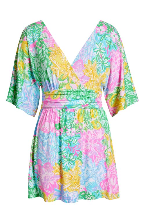 Lilly Pulitzer ® Parigi Floral Skort Romper In Multi Bright Delight Patch