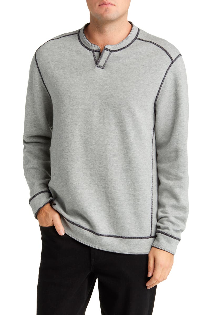 Tommy Bahama Fliprider Abaco Reversible Cotton Sweatshirt, Alternate, color, 