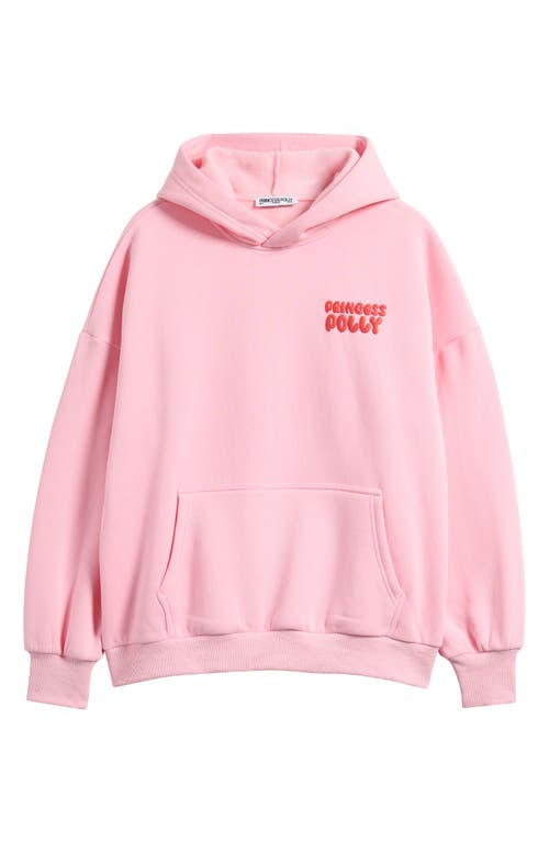 Princess Polly Puffy Logo Hoodie In Pink