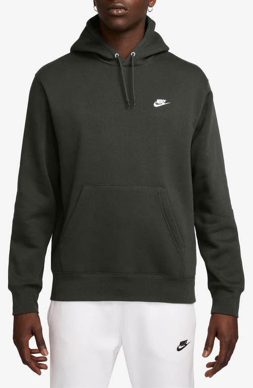 Nike Club Fleece Pullover Hoodie In Green