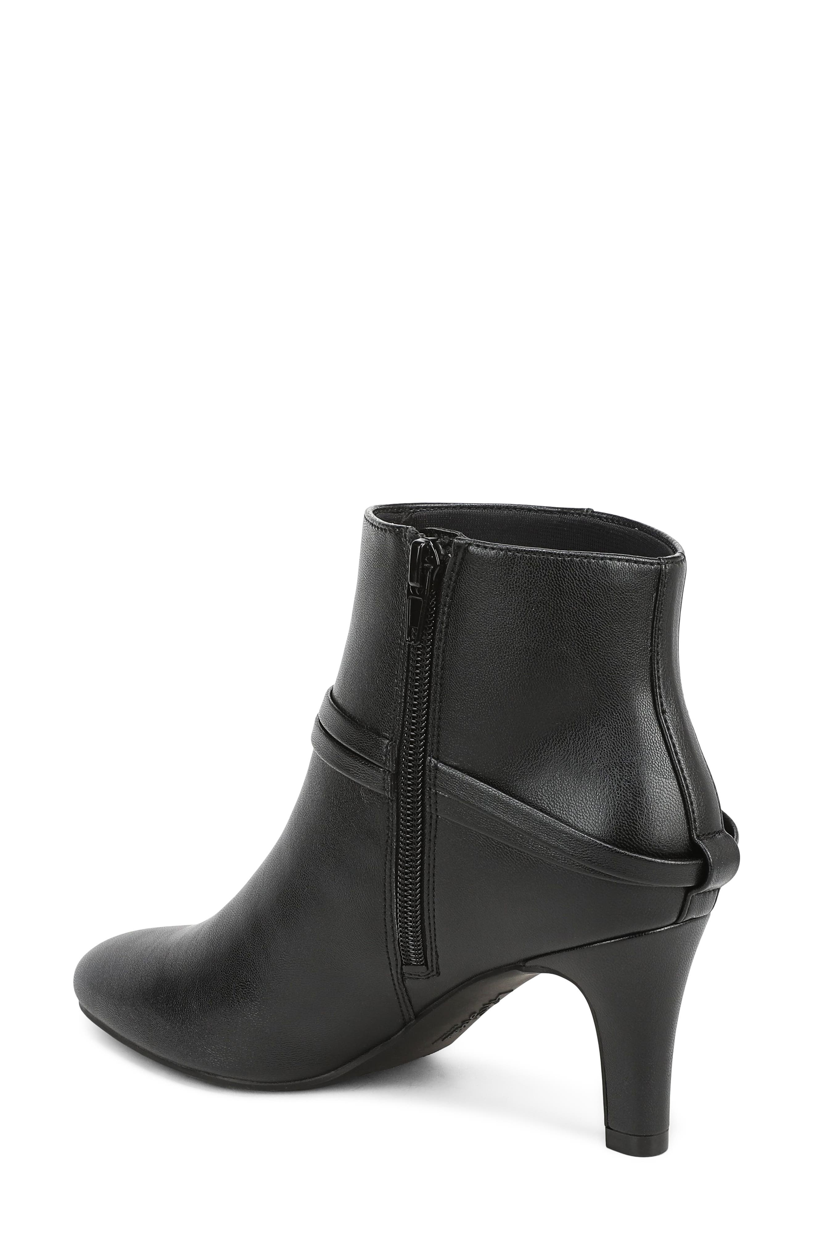 Guild 4 Faux Leather Ankle Bootie, Alternate, color, BLACK