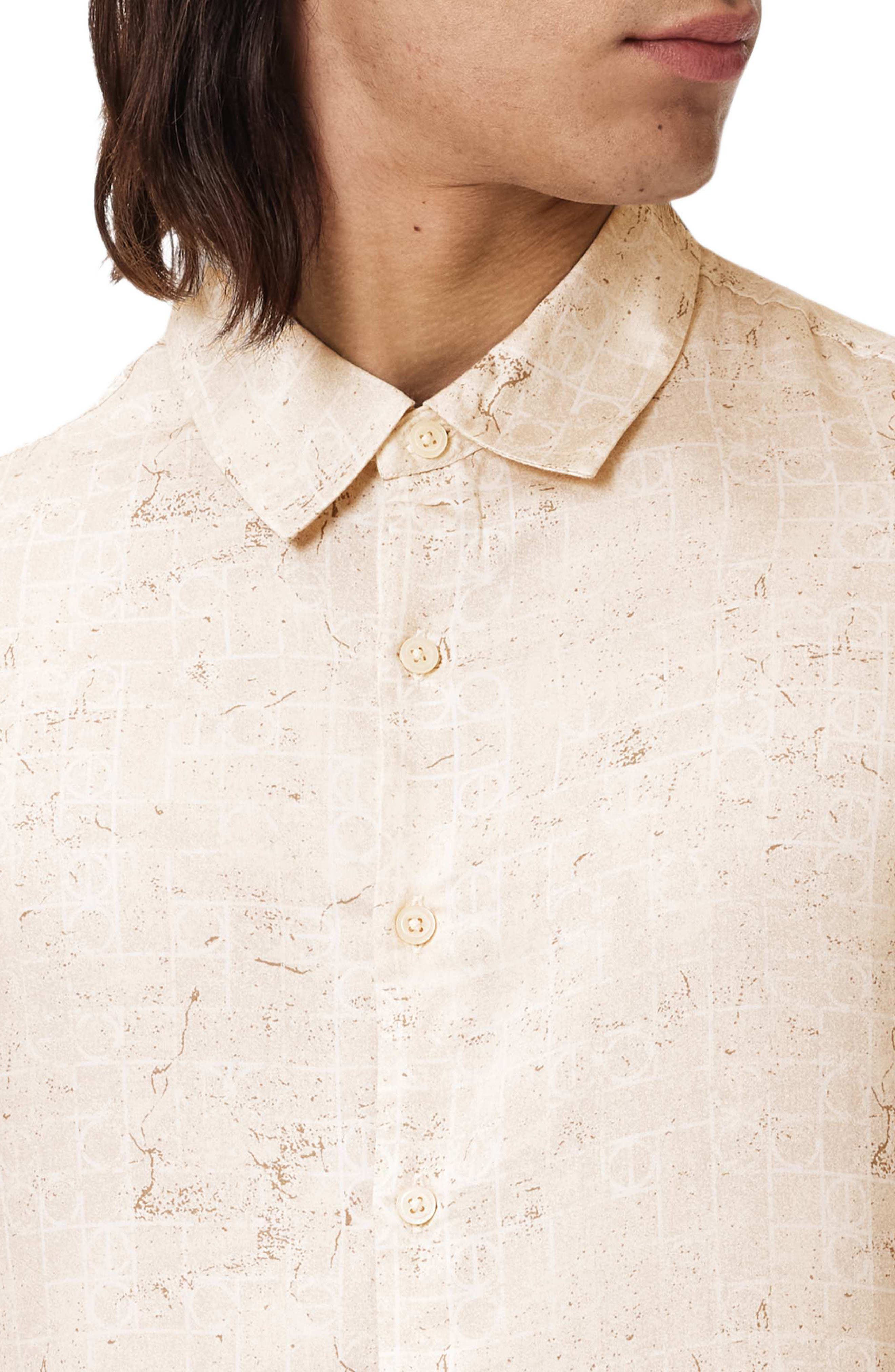 Luca Digital Print Button-Up Shirt - image 4