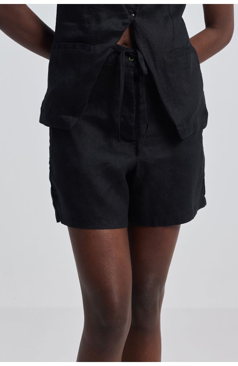 Reistor Drawstring Shorts, Main, color, Black