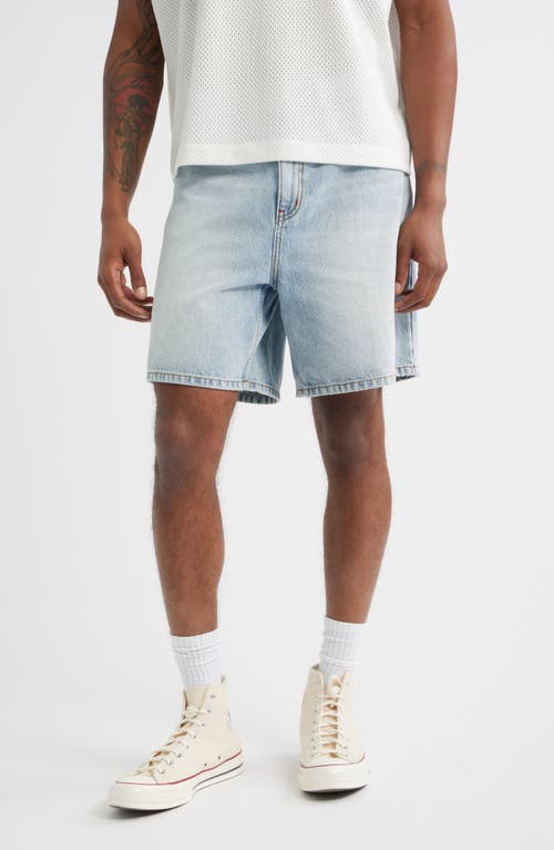 Elwood Trail Cotton Denim Shorts In Blue