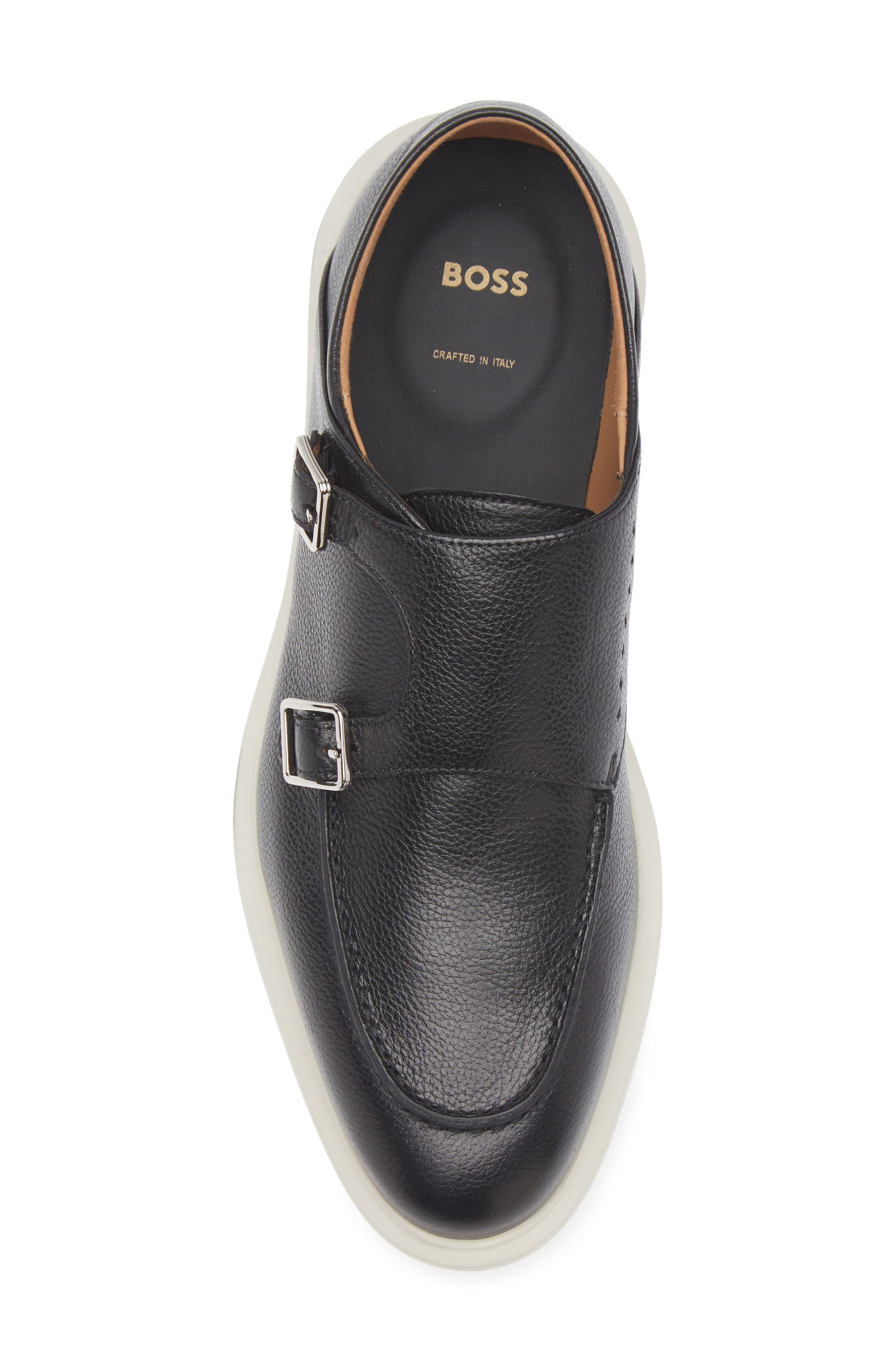 BOSS Randy Monk Sneaker, Alternate, color, Black