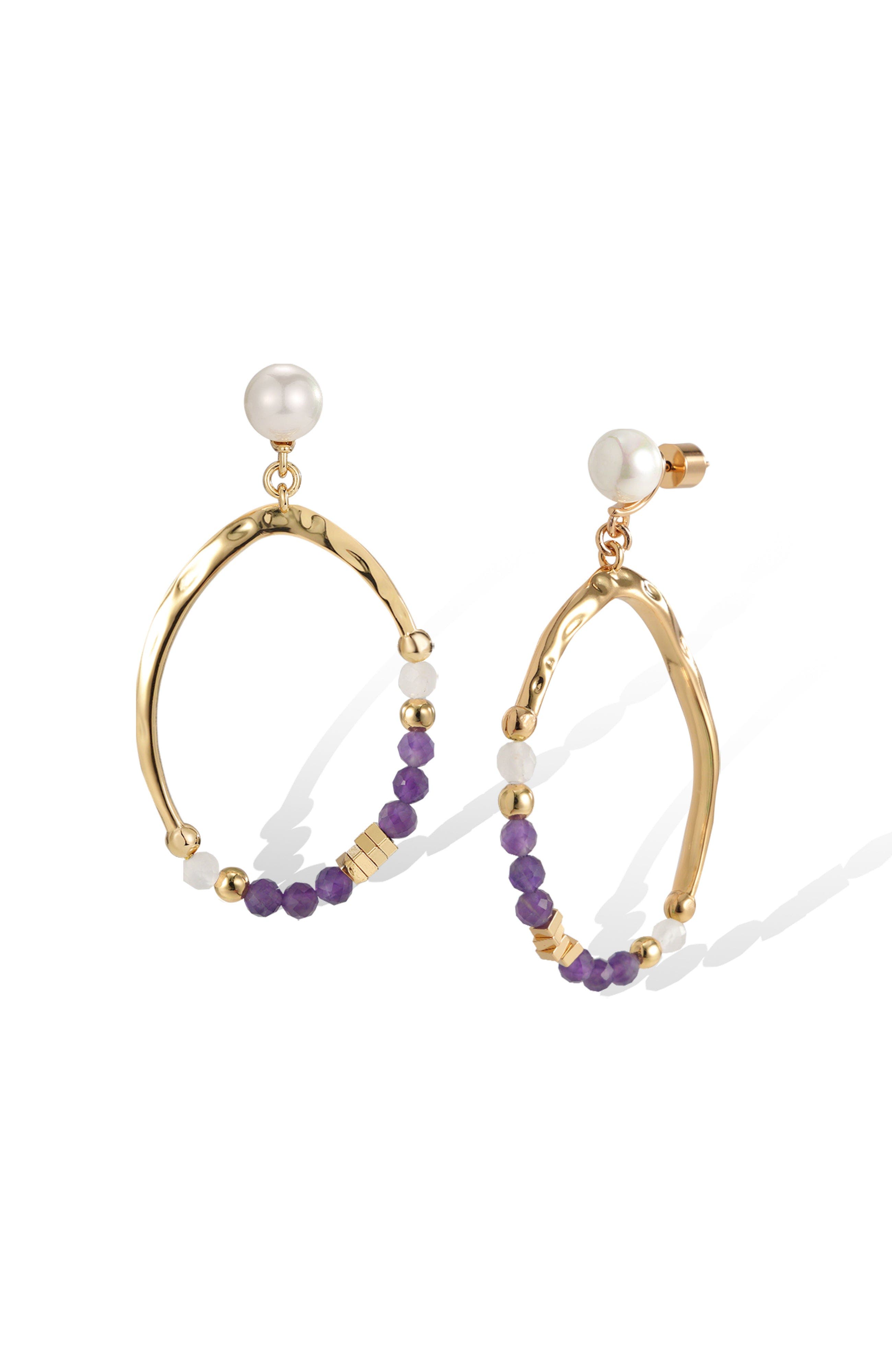 Purple & White & Gold