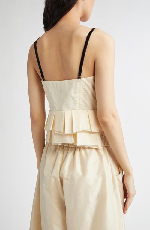 MERUERT TOLEGEN MERUERT TOLEGEN PLEATED COTTON CORSET TOP
