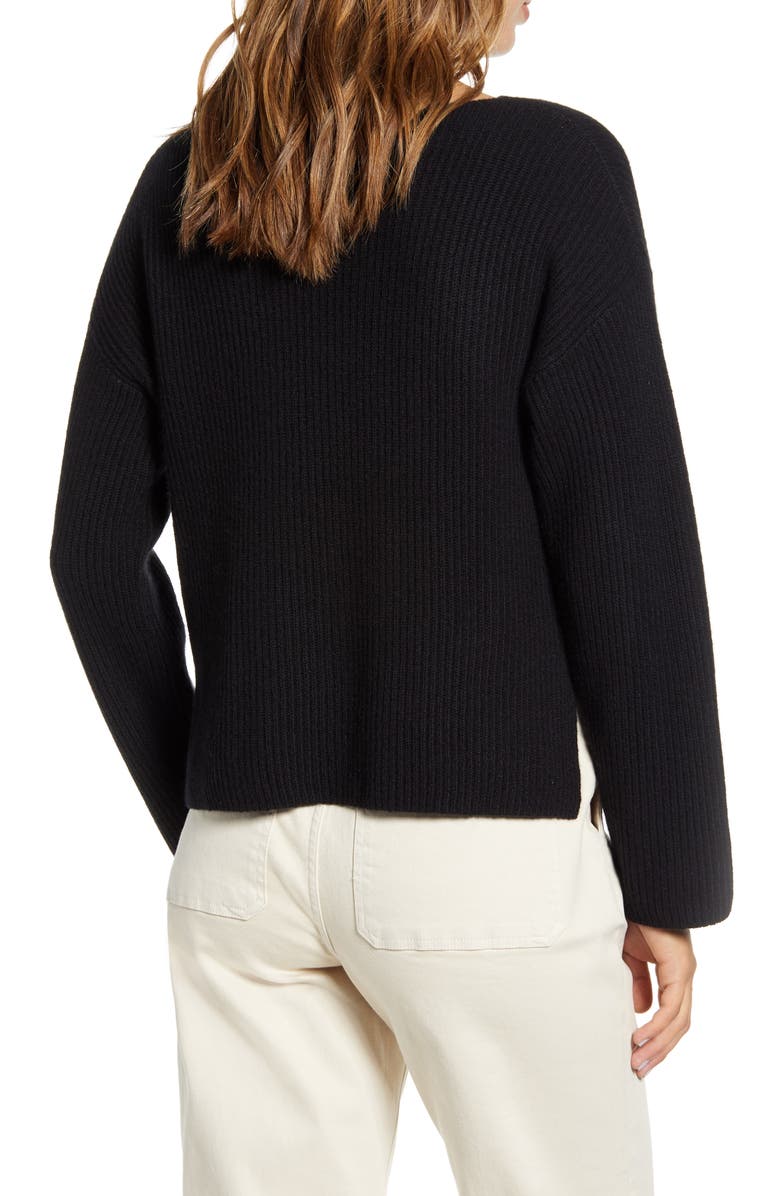 Everlane The Cashmere Rib Boatneck Sweater, Alternate, color,