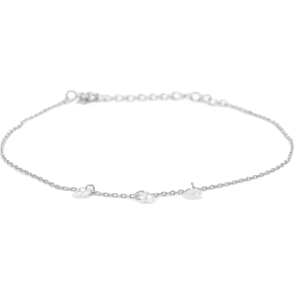 Bearfruit Jewelry Sterling Silver 18k Gold Plated Emmeline Bracelet Delicate Design at Nordstrom, Size 7