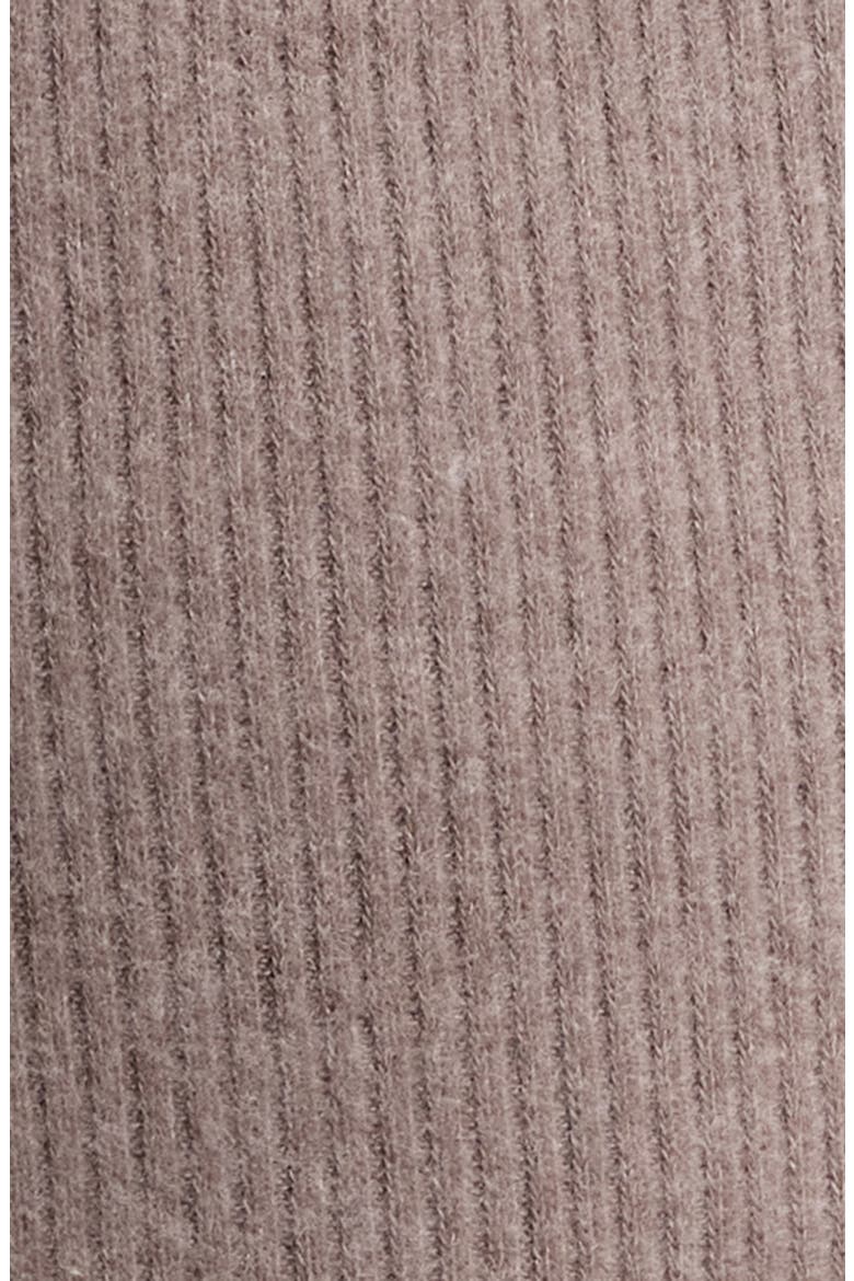 Caricia Off the Shoulder Ribbed Sweater, Alternate, color, TAUPE