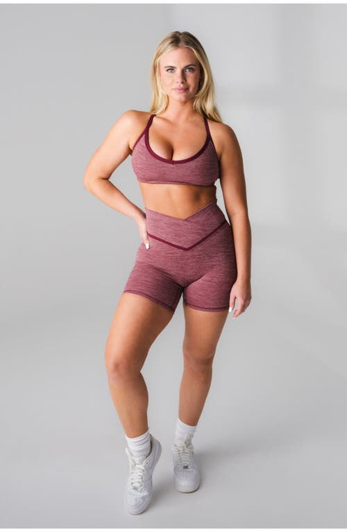 Vitality Daydream V Volley Short In Blackberry Rose