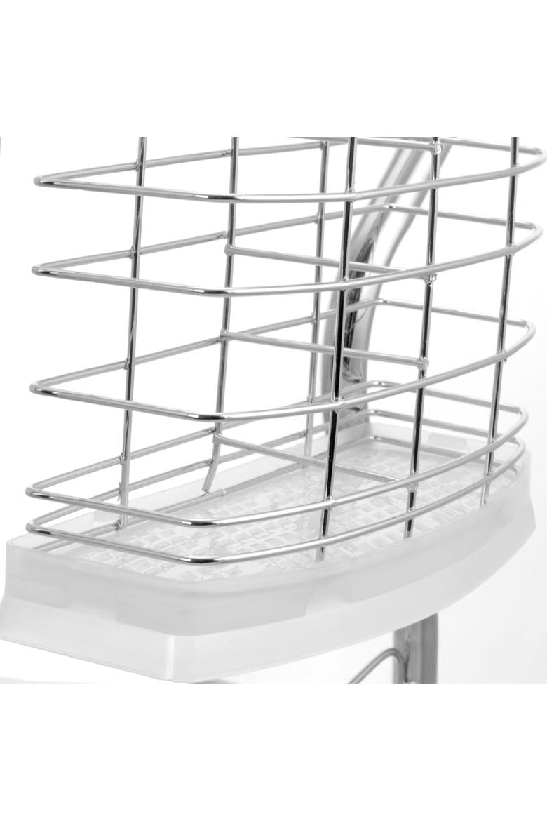 16-inch 2 Level Dish Rack, Alternate, color, Silver