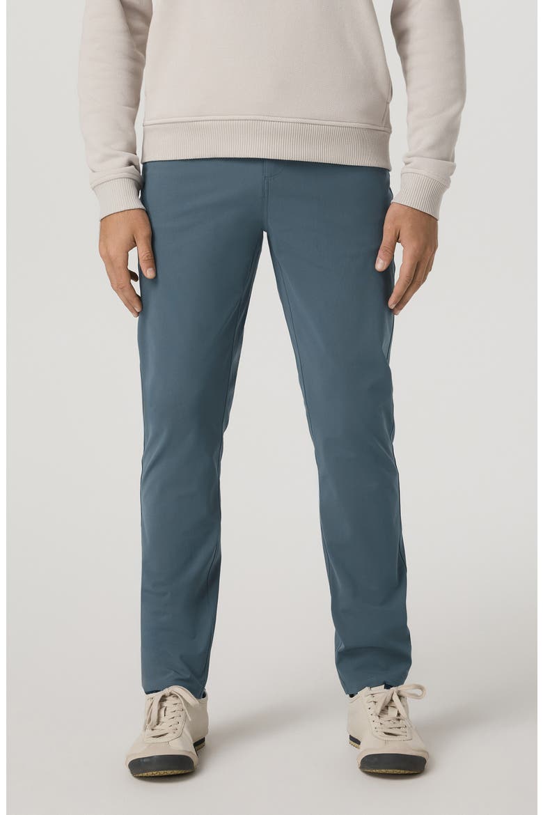 Meta Athletic Slim Pants, Alternate, color, BLUE SEA