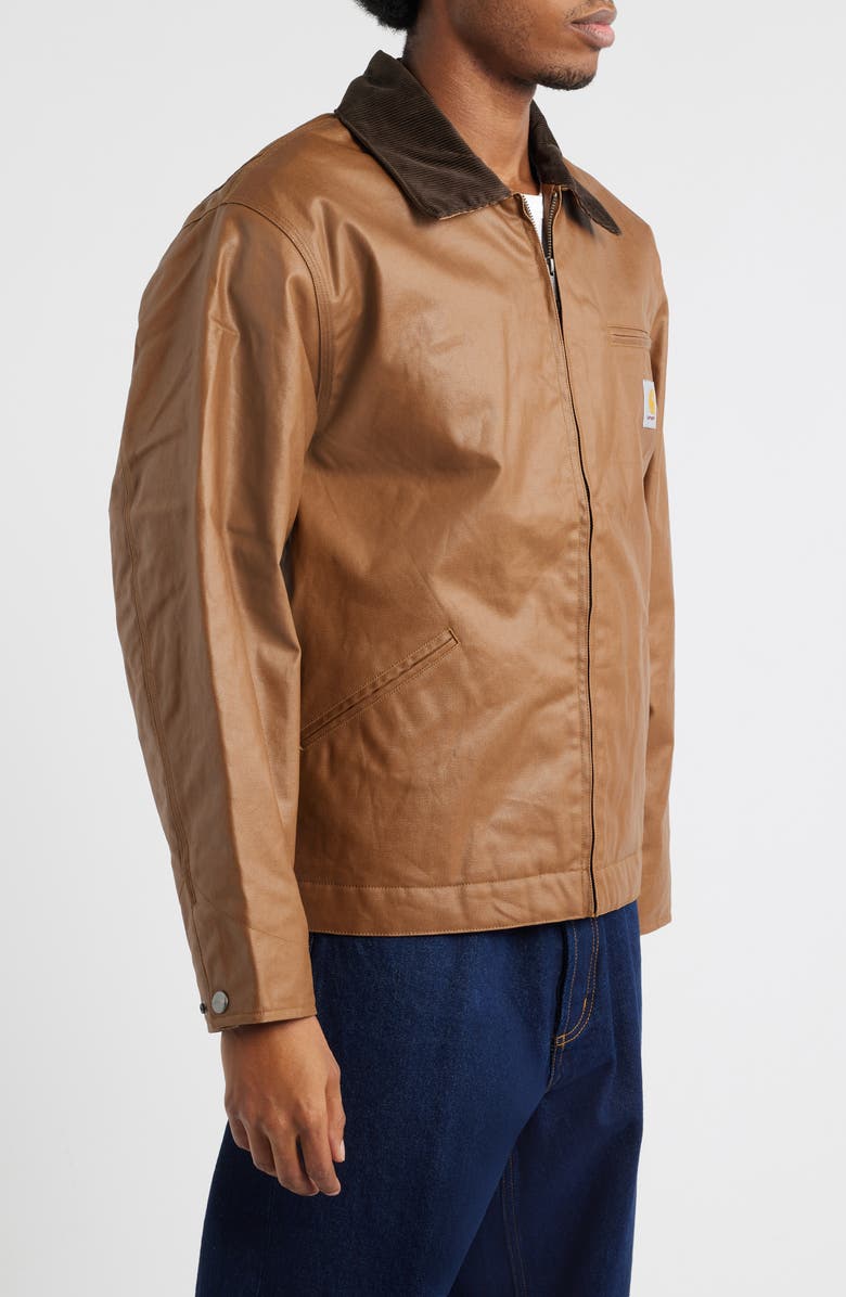 Carhartt Work In Progress OG Dean Coated Cotton Jacket, Alternate, color, Hamilton Beige